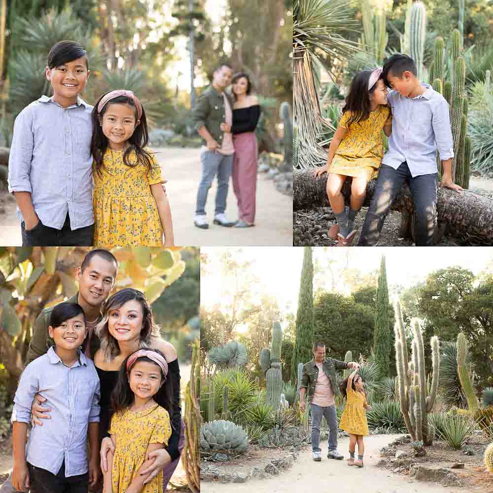 The Arizona Cactus Garden family Photo session