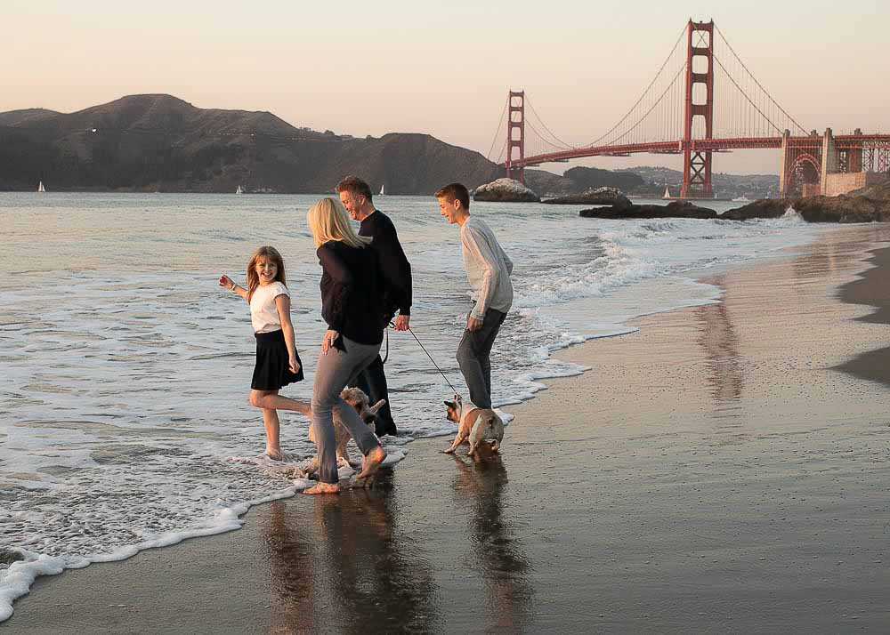 Baker Beach Family photo