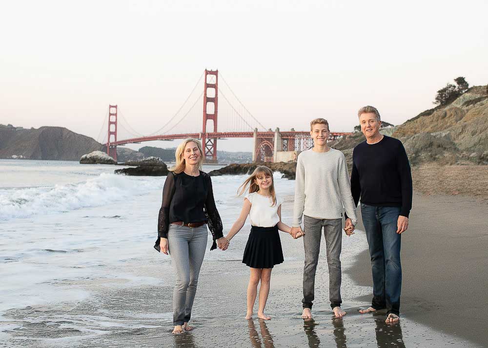 Baker Beach Family photo
