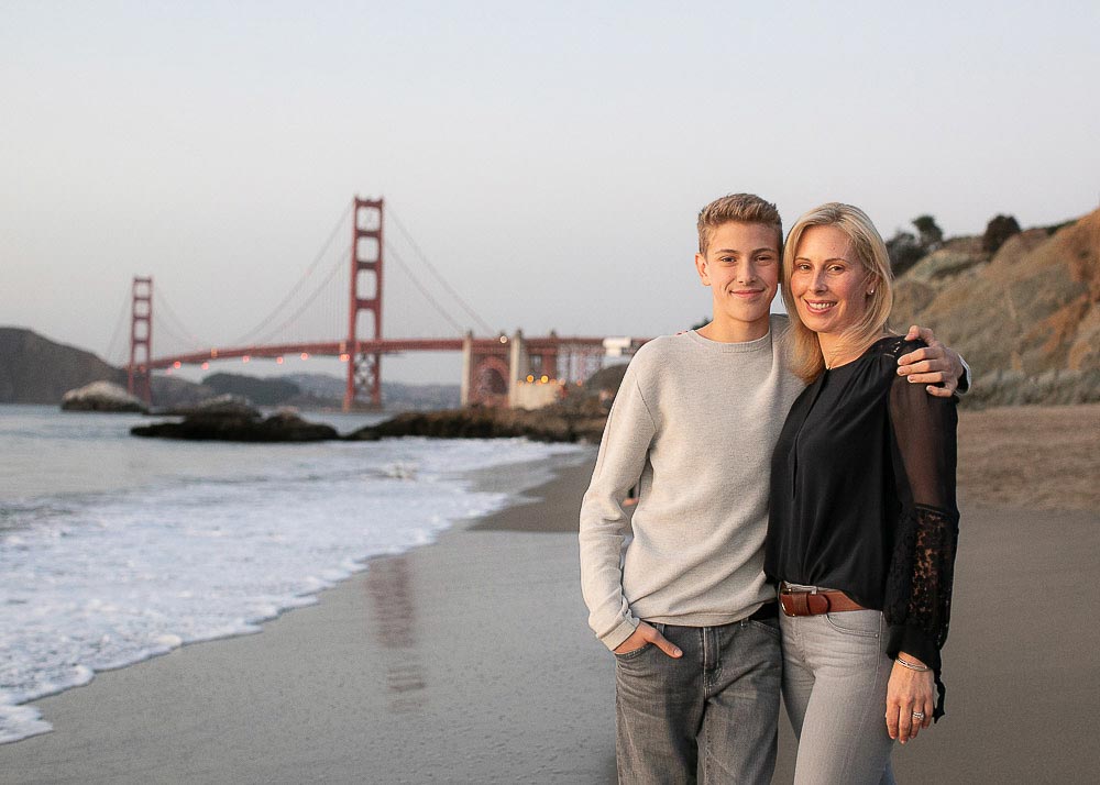 Baker Beach Family photo