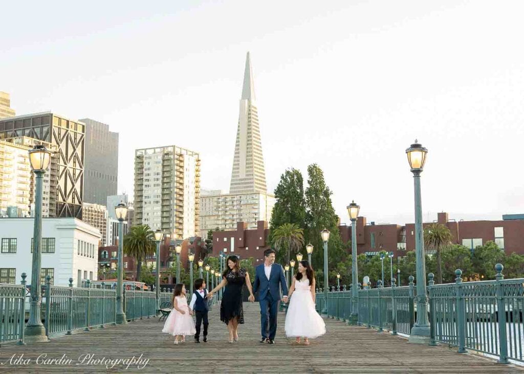 Embarcadero Pier Family Photo session