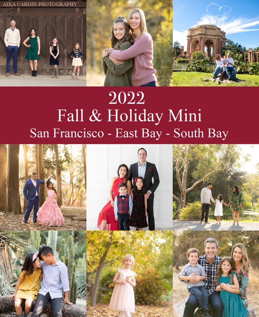 2022 Fall Mini Session in San Francisco, East bay and South Bay