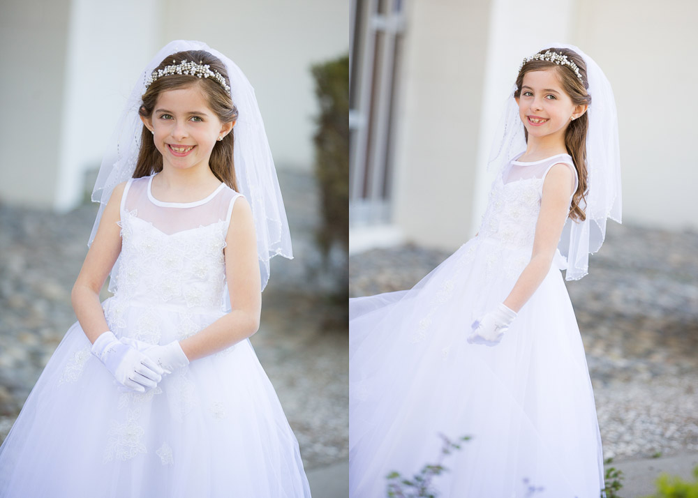 First Communion photo session in Danville